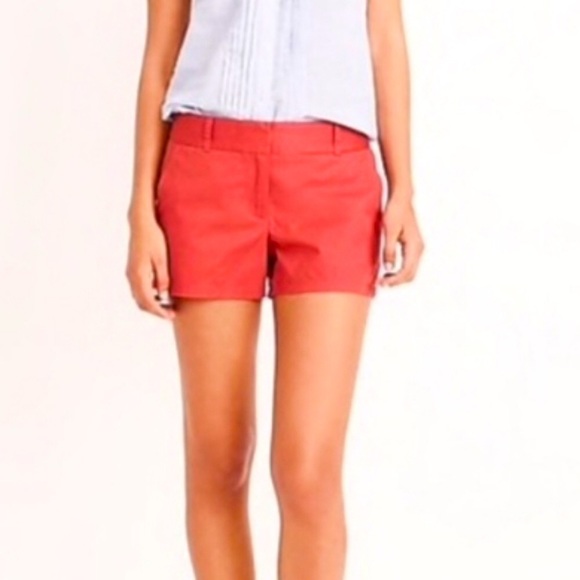 SOLD-J.Crew Broken-in Chino Shorts Size 4 - Picture 2 of 6